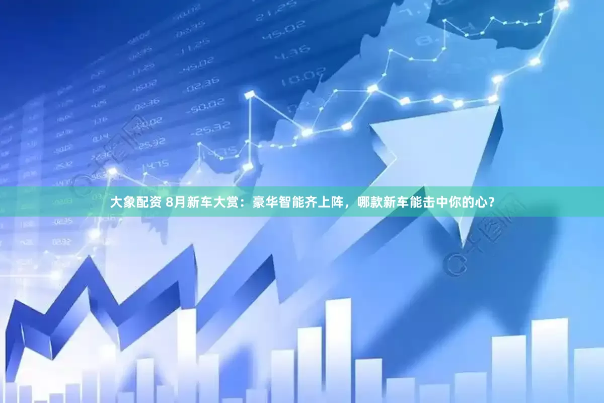 大象配资 8月新车大赏：豪华智能齐上阵，哪款新车能击中你的心？