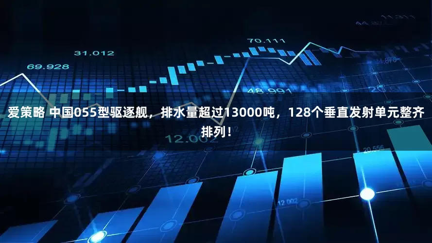 爱策略 中国055型驱逐舰，排水量超过13000吨，128个垂直发射单元整齐排列！